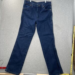 Wrangler 936PWD Western Cowboy Cut Straight Denim Blue Jeans Mens Size 32x32